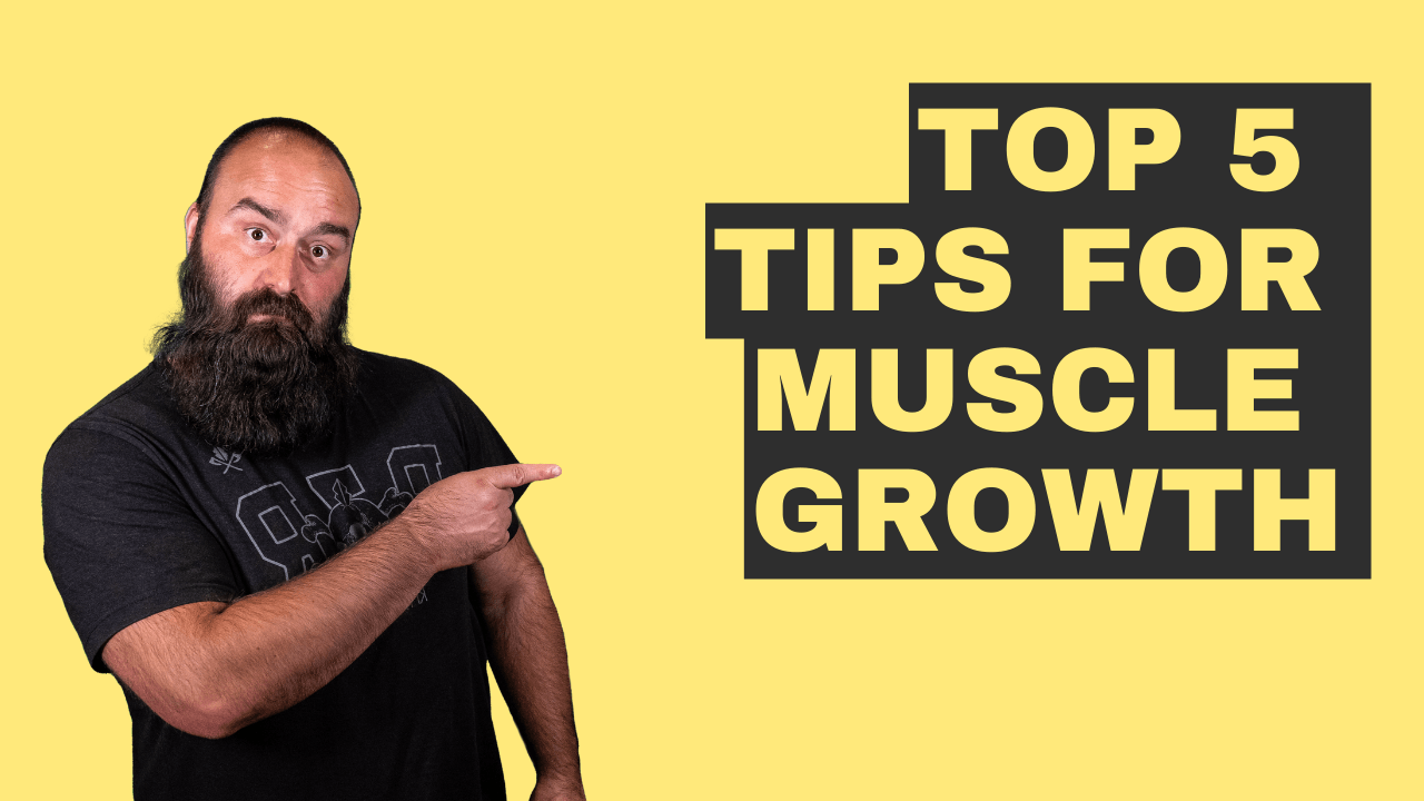 Top 5 tips for muscle growth - Caveman Croft